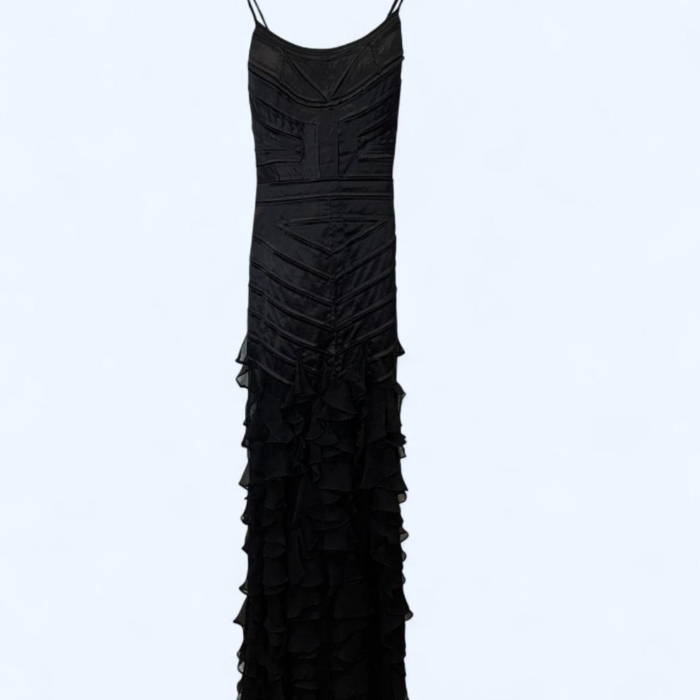 Sue Wong Black Silk Dress